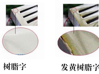商場樹脂字發(fā)黃是什么原因？